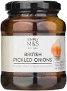 楽天shop ukMarks & Spencer M&S British Pickled Onions In Sweet Malt Vinegar and Spices 360g マークス&スペンサー ブリティッシュオニオンピクルス スイートモルトビネガー＆スパイス漬け 360g