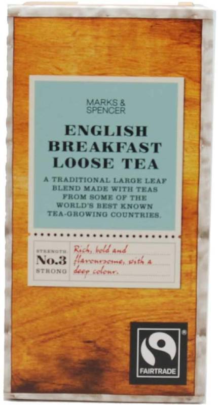 MARKS & SPENCER ENGLISH BREAKFAST LOOSE TEA LEAF 125G 英国マークス＆スペンサー イングリッシュブレックファーストルースティー リーフ