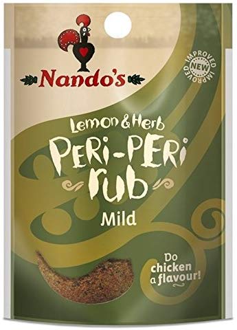 Nando's Lemon & Herb Seasoning Rub 25g (Pack of 6) ih n[upE_[ (x 6)