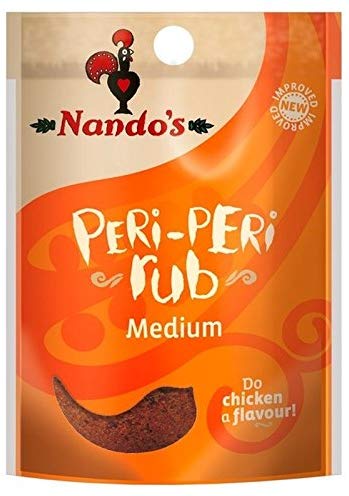 Nando's Medium Seasoning Rub 25g (Pack of 4) ih ~fBA V[YjO