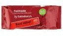 Sainsburys Red Label 40 bags ZCYx[ ԃx eB[obO ~40 125g