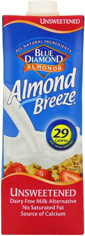 Blue Diamond Almond Milk Unsweetened 1000 ML ブルーダイヤモンドアーモンドミルク無糖1000ml