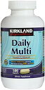 Kirkland Signature Daily Multi Vitamins & Minerals Tablets, 500-Count Bottle 1