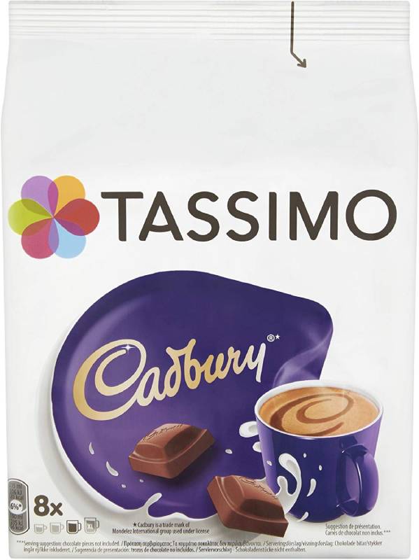 TASSIMO Cadbury Hot Chocolate Drink 16 discs, 8 servings (Pack of 5, Total 80 discs, 40 servings) ホットココア 8杯分 x 5パック