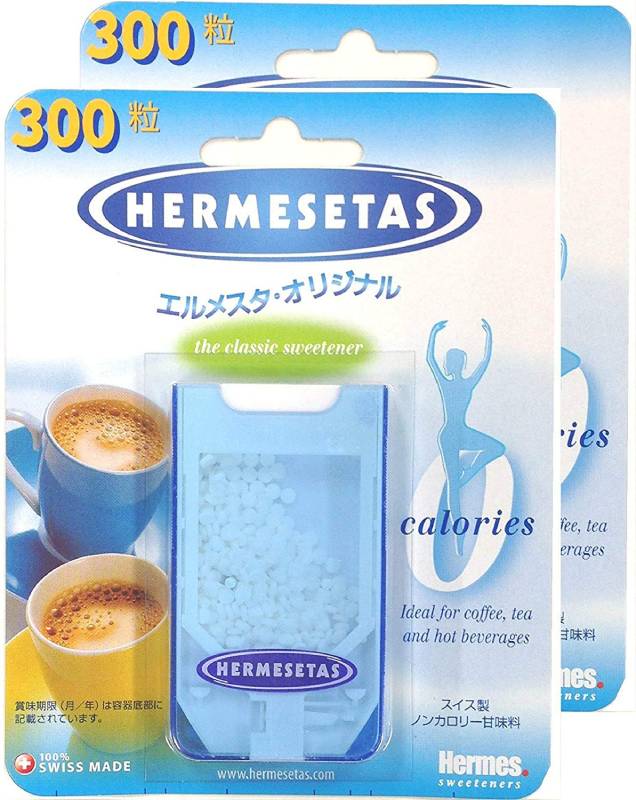 Hermesetas Hermesta Original 300 grains (Pack of 2) ノンカロリー甘味料 エルメスタ オリジナル 300粒 2個セット