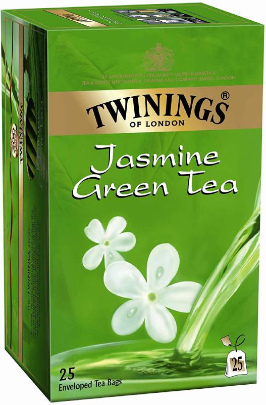 トワイニング ハーブティー TWININGS Jasmine Green Tea 25 bags x 4 ジャスミングリーンティー - 25×4=100個 - 並行輸入品