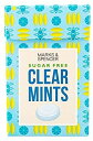 Marks & Spencer Sugar Free Clear Mints 42g (Pack of 6) マークス＆スペンサー 無糖 ミント [並行輸入品]