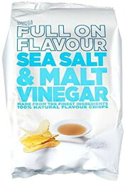 Marks & Spencer Sea Salt & Malt Vinegar Crisps 150g (Pack of 6) マークス＆スペンサー 海塩＆モルトビネガーチップス150グラム (x6) [並行輸入品]