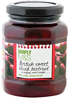 Marks & Spencer British Sweet Sliced Beetroot 198g (Pack of 4) }[NXXyT[ Âr[g[gXCX [sAi]