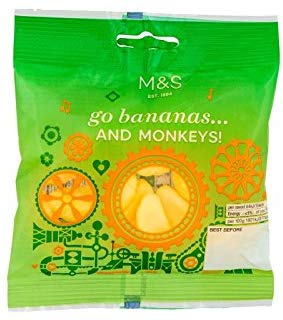 Marks Spencer Foam Bananas And Monkeys 70g (Pack of 6) マークス＆スペンサー 並行輸入品