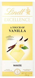 Lindt Excellence Natural Vanilla White Chocolate 100g (Pack of 6) [並行輸入品]