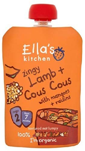 Ella's Kitchen Zingy Lamb Cous Cous with Apricots & Raisins 130g by Ella's