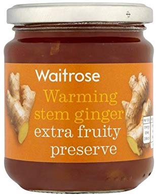 Waitrose Stem Ginger Extra Fruity Preserve Waitrose 340g I W EFCg[Y