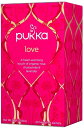 Pukka Love Organic Tea パッカ ラブ 有機 ハーブティー 20ティーバッグ カモミール・ラベンダー・ローズ