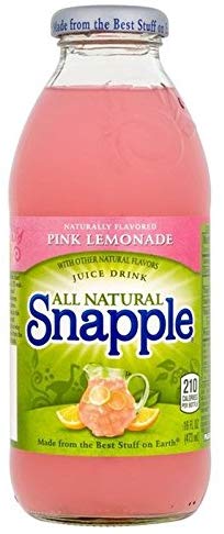 スナップル ピンクレモネード ジュース ドリンク Snapple Pink Lemonade Juice Drink 473ml 並行輸入品