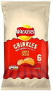 EH[J[ NNY |eg`bvX Walkers Crinkles Sea Salted Crisps 23g x 6 per pack [sAi]