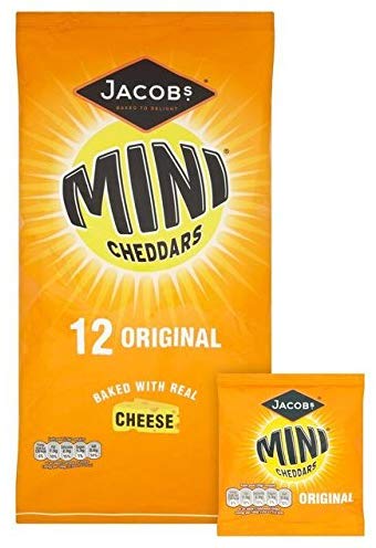 Jacob's Cheese Mini Cheddars 25g x 12 per pack [並行輸入品]