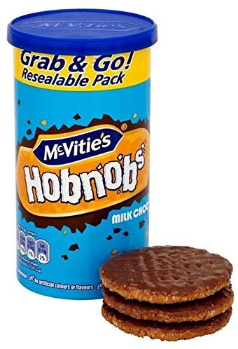 McVitie's Milk Chocolate Hobnobs Tube 205g }NreB~N`R[g