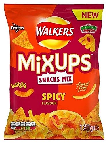 Walkers Mix Ups Snacks Mix Spicy 120g EH[J[Y XpCV[XibN