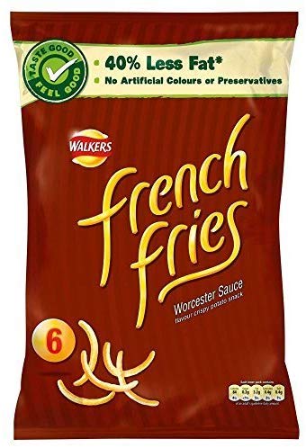 Walkers French Fries - Worcester Sauce (6x19g) by Groceries [sAi]