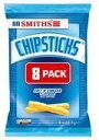 Chipsticks Smiths Salt & Vinegar Snacks 8 X 23G by Walkers [sAi]