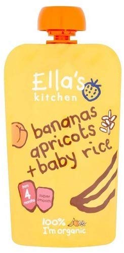 Ellas Kitchen S1 Baby Rice Banana & Apricot 120 g エラズキッチン ベビーライス バナナアプリコット