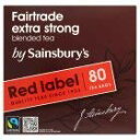 Sainsburys Extra Strong tea 80 bags ZCYx[ GNXg XgO eB[ eB[obO x 80