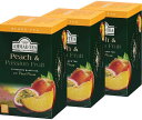 AHMAD TEA Peach and Passion Fruits 20bags x 3 アーマッドティー ピーチ & パッションフルーツ ティーバッグ 20袋 ×3個 英国ブランド 個包装