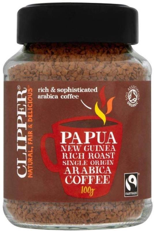 Clipper Papua New Guinea Fairtrade Organic Instant Coffee (100g) j[MjAtFAg[hI[KjbNCX^gR[q[pvANbp[i 100Oj