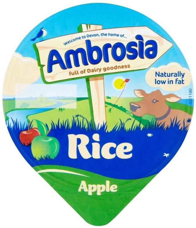 Ambrosia Rice Pudding Apple (190g) アンブロシア ライスプディング リンゴ（ 190グラム）