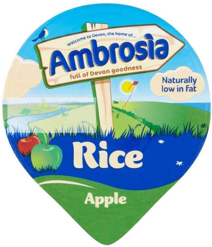 Ambrosia Rice Pudding Apple (120g) アンブロシア ライスプディング リンゴ（ 120グラム）