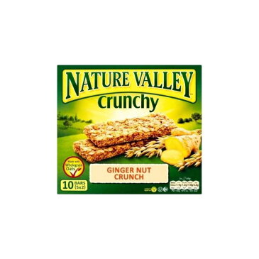 Nature Valley Crunchy Granola Bars - Ginger Nut Crunch (5x42g) 自然の谷カリカリグラノーラバー - ジンジャークッキークランチ（ 5X42G ）