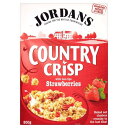 Jordans Country Crisp Strawberry Crunchy Clusters (500g) ジョーダンの国カリカリイチゴカリカリクラスター（ 500グラム）