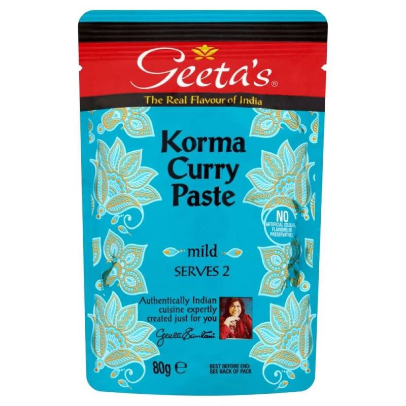 Geeta's Curry Paste - Korma (80g) M[^̃J[y[Xg - R[}i 80Oj