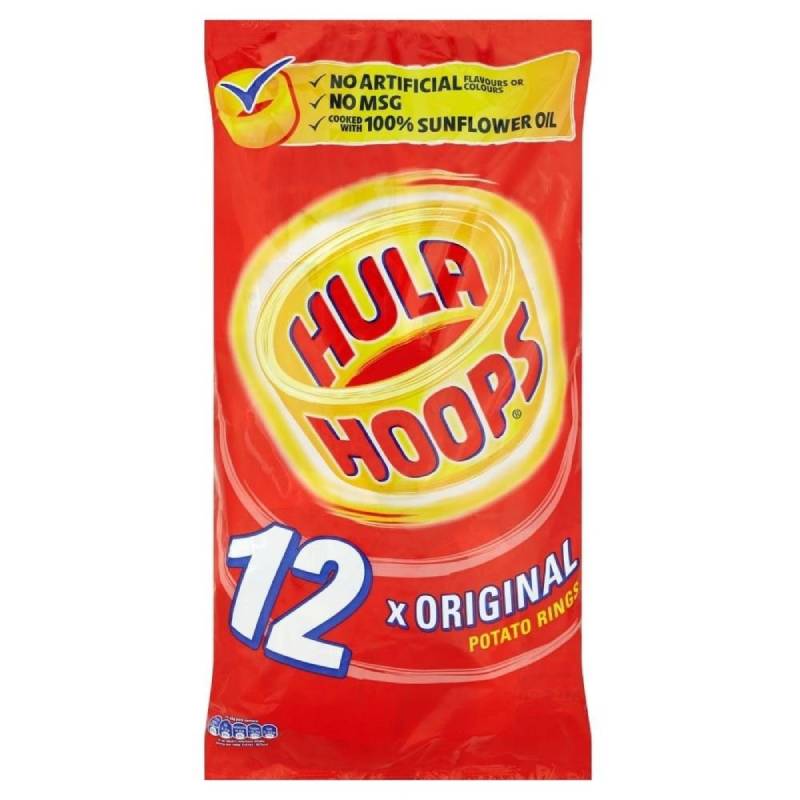 KP Hula Hoops - Original (12x25g) Kp̃tt[v i 12X25G j