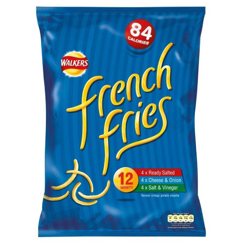 Walkers French Fries - Variety (12x19g) EH[J[tCh|eg@oGeB[pbN (ܖ: 12T)