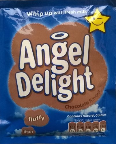 Birds Angel Delight Chocolate Flavour 6 x 59gm sachet