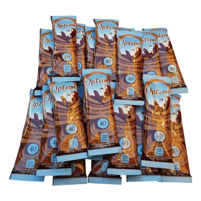 楽天shop uk20 Options Belgian Chocolate Individual Sachets