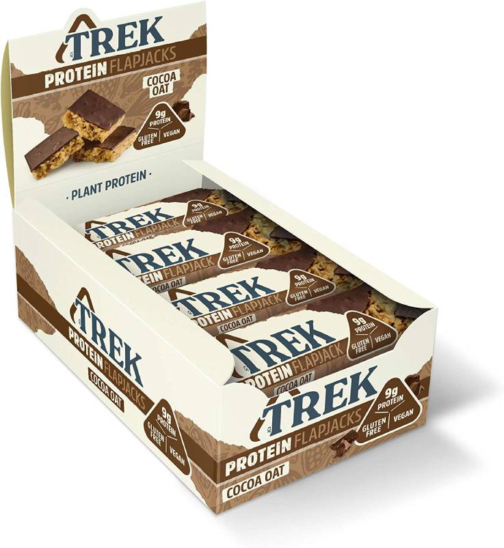 Trek Cocoa and Oat Protein Flapjack Bar 50 g