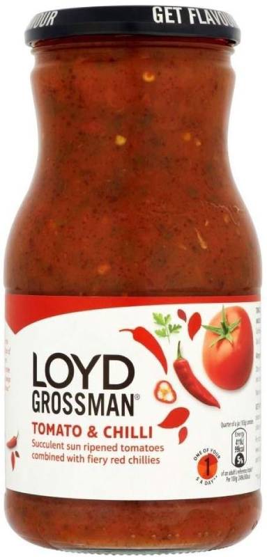 Loyd Grossman Pasta Sauce - Tomato & Chilli (660g) ?ޥѥ - ȥޥȤɻҡ 660
