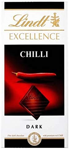 Lindt Excellence Dark Chocolate - Chilli (100g) c _[N`R[g `