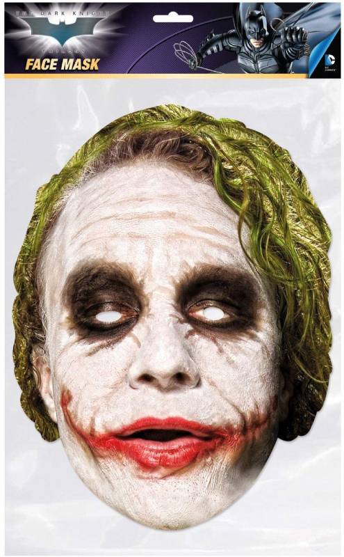 Dark Knight Batman Joker Party Mask【ダークナイト/バットマン】ジョーカー パーティーマスク（ヒース・レジャー）