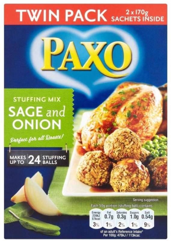 Paxo Sage & Onion Stuffing (340g) Paxoセージとオニオン詰め物（ 340グラム）