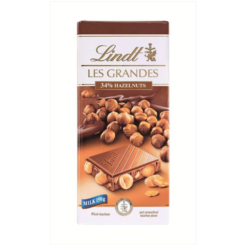 Lindt Tablet Chocolate Grande Milk Hazel c ^ubg`R[g Of ~Nw[[