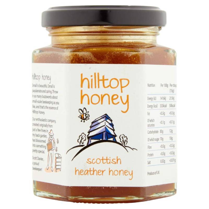 Hilltop Honey Raw Scottish Heather Honey 227g qgbvnj[ ݂͂ XReBbV wU[ nj[