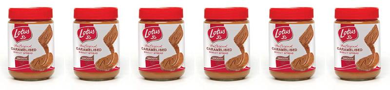 Lotus Bakeries Original Caramelized Spread Smooth 400 g (Pack of 6)