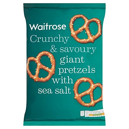 海の塩 巨大なプレッツェル Giant Pretzels with Sea Salt Waitrose 200g