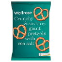 C̉ ȃvbcF Giant Pretzels with Sea Salt Waitrose 200g