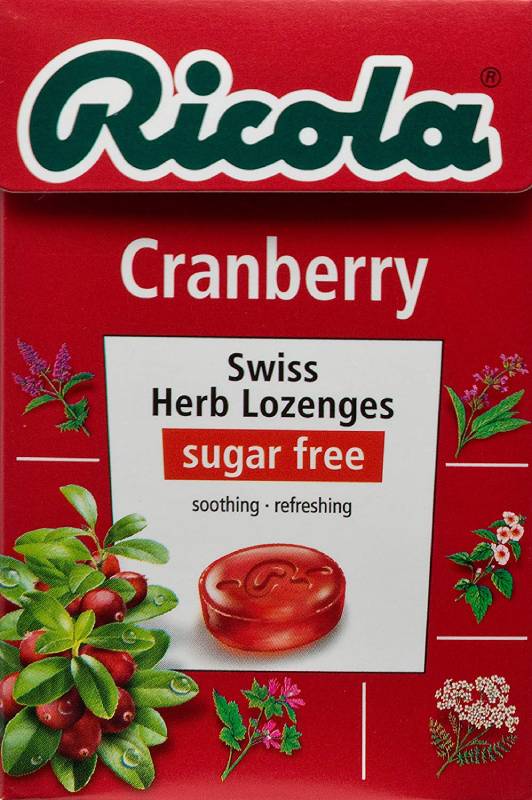 Ricola Cranberry Herb Candy R Nx[ n[uLfB VK[t[ 45g