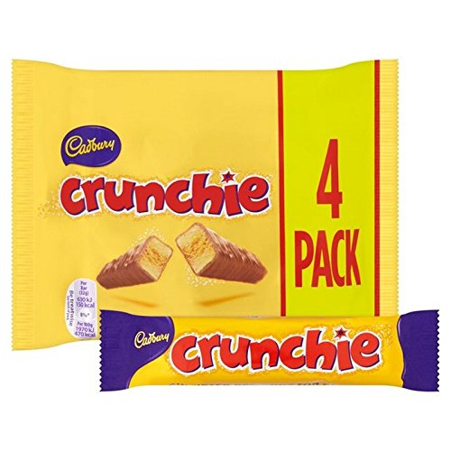 Cadbury Lho[ Crunchie Cadbury Crunchie 128g (Pack of 6) [sAi]